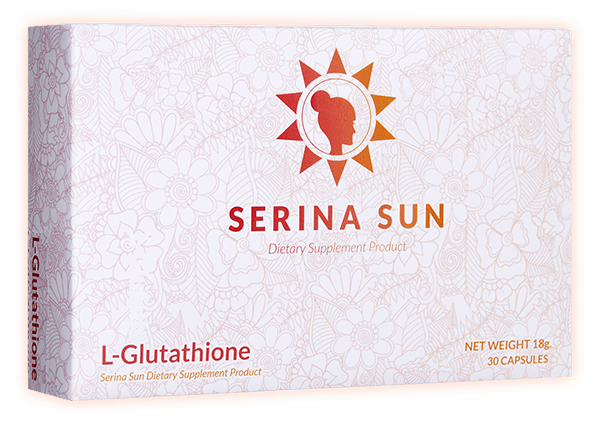 อาหารเสริมผิวขาว Serina Sun L Glutathione