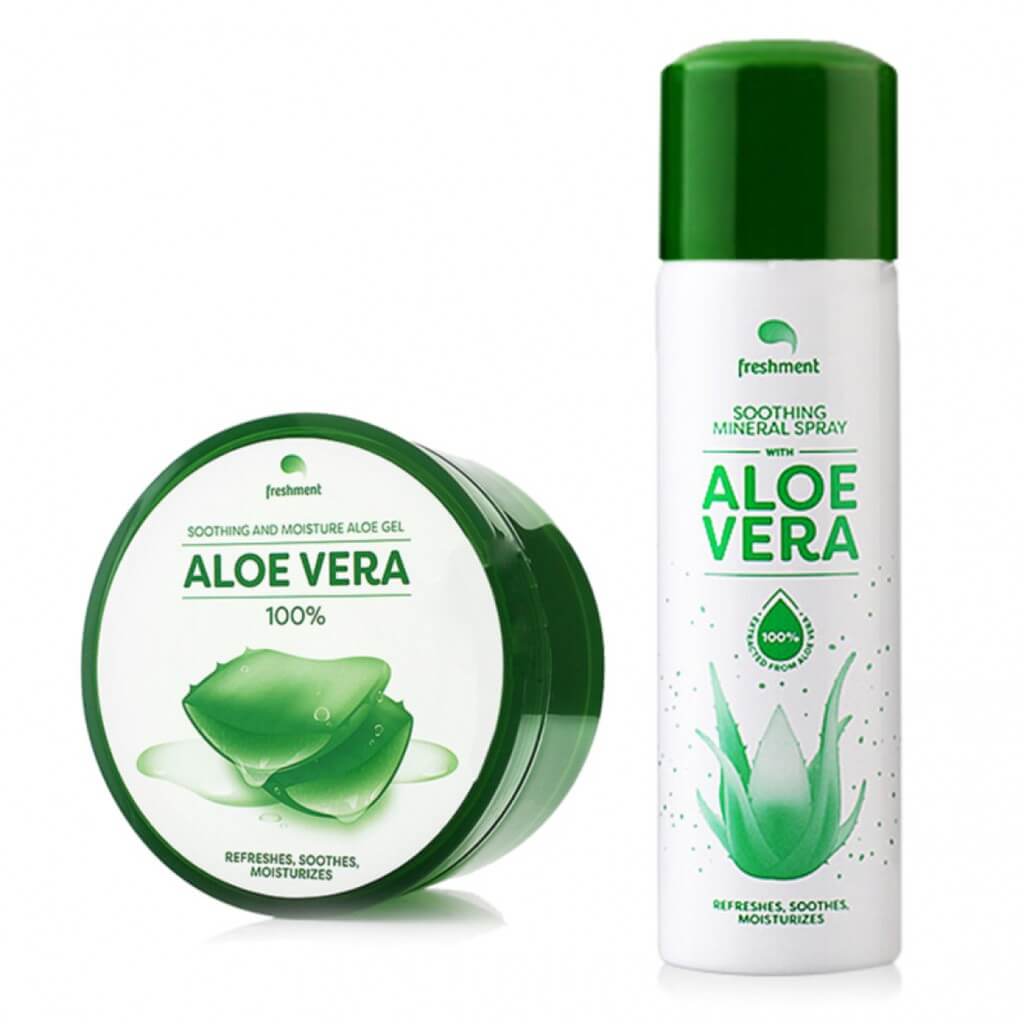 เจลว่านหางจระเข้ Freshment Soothing And Moisture Aloe Gel