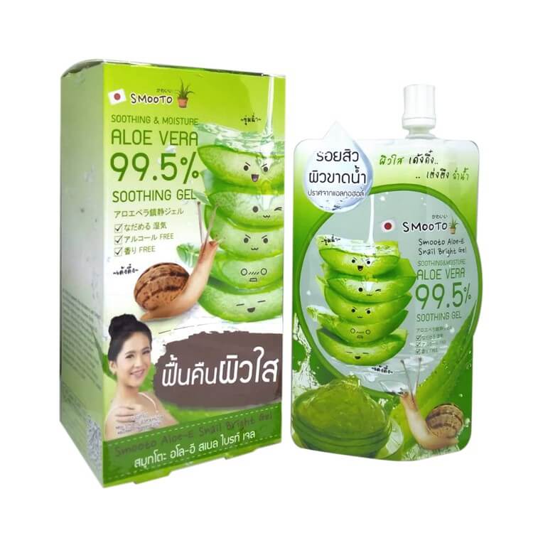 เจลว่านหางจระเข้ Smooto Soothing & Moisture Aloe Vera Soothing Gel