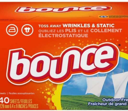 Bounce แผ่นหอมปรับผ้านุ่ม Fresh Linen Dryer Sheet 240 loads