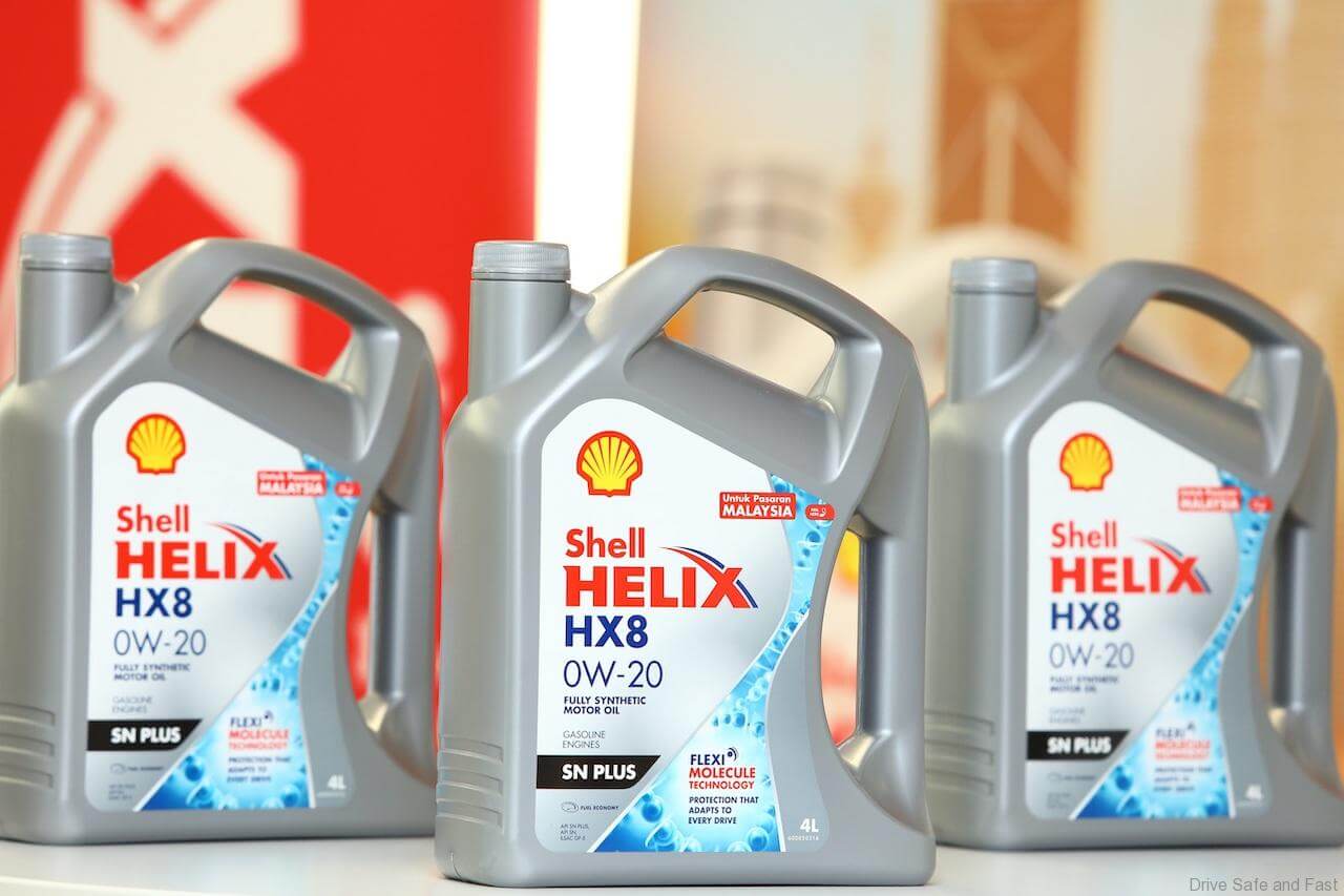 น้ำมันเครื่องรถยนต์ SHELL Helix HX8