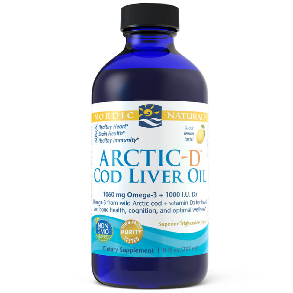 น้ำมันตับปลา Nordic Naturals Arctic-D Cod Liver Oil