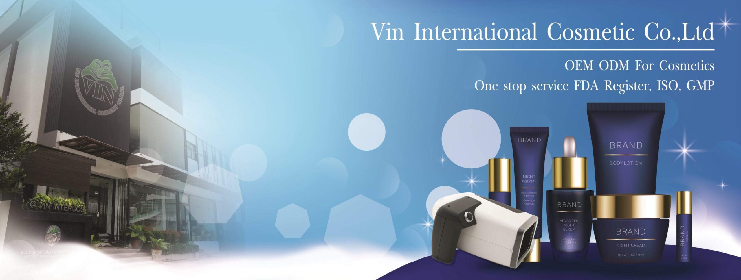โรงงานรับผลิตมาสคาร่า Vin International Cosmetic