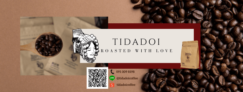 Tidadoi Coffee กาแฟดำ เมล็ดกาแฟคั่วสด