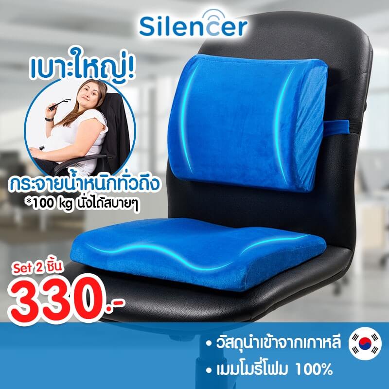 เบาะรองหลังรองนั่ง ใหญ่ เบาะรองหลัง เบาะรองนั่ง ที่รองหลัง ที่รองนั่ง