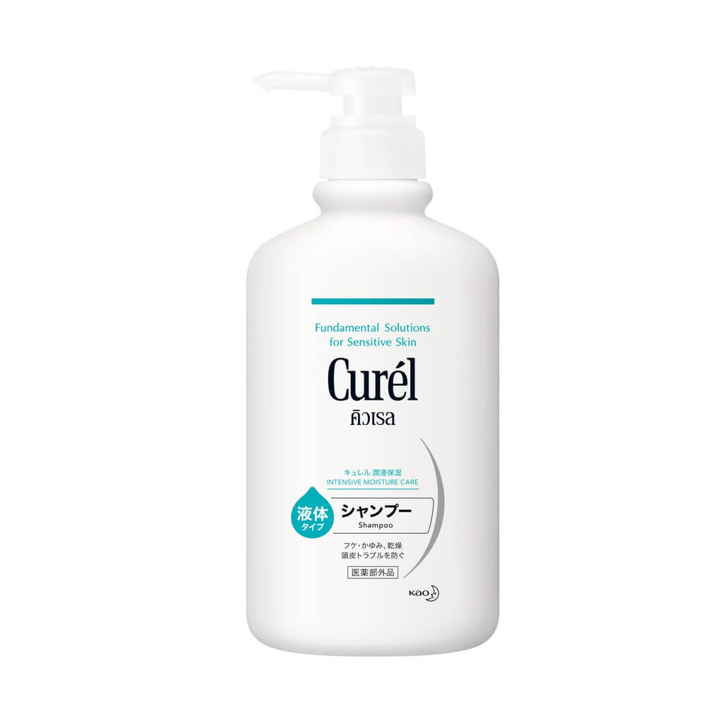 Curel INTENSIVE MOISTURE Shampoo 420ml คิวเรล อินเทนซีฟ มอยส์เจอร์ แคร์ แชมพู 420 มล