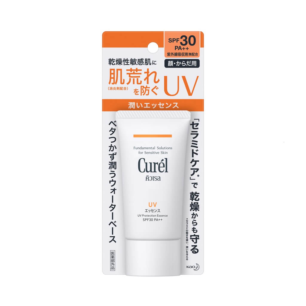 Curel UV Protection Essence SPF30 PA+++ 50g คิวเรล ยูวี โพรเทคชั่น เอสเซ้นส์ เอสพีเอฟ 30 พีเอ+++