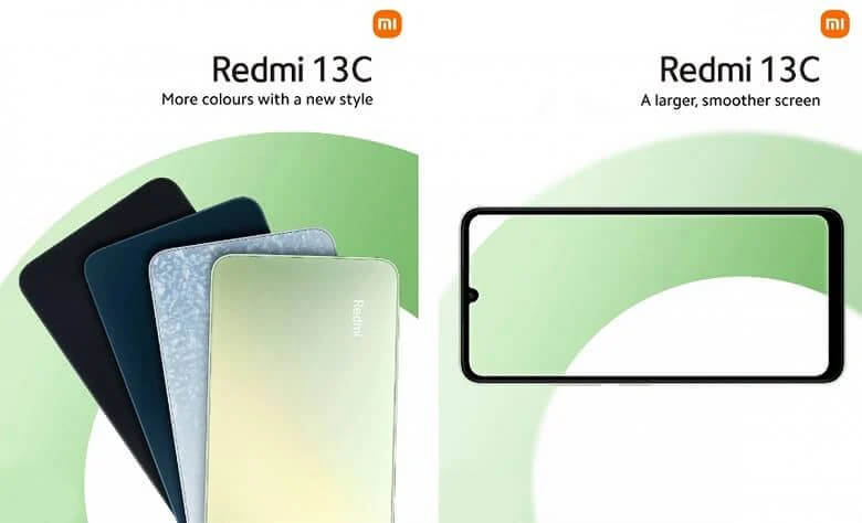 Xiaomi Redmi 13C สมาร์ทโฟน หน้าจอ 6.74 นิ้ว
