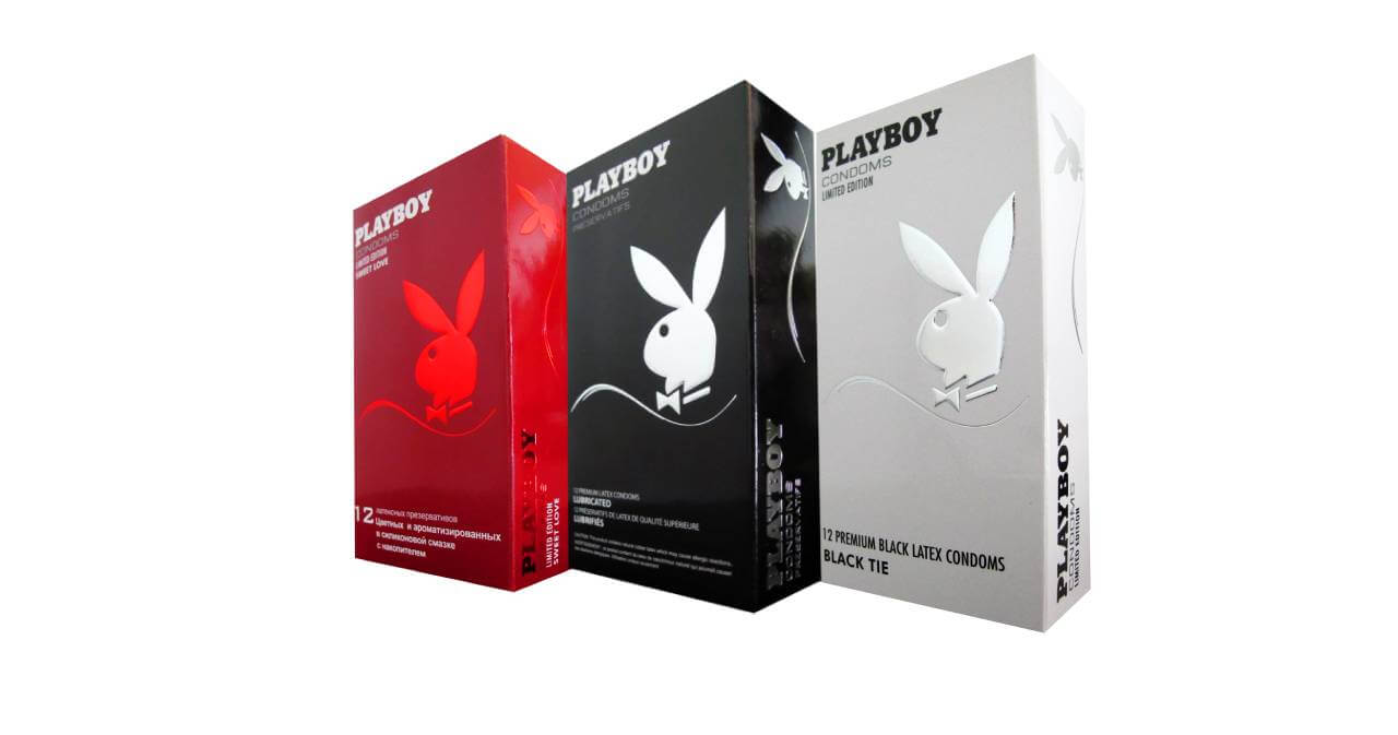 ถุงยางอนามัย Playboy BlackTie จากแบรนด์ชื่อดัง Playboy