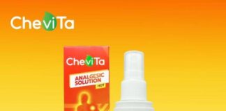 Chevita สเปรย์แก้ปวดกล้ามเนื้อ สูตรเย็น สูตรร้อน ลดอาการอักเสบ