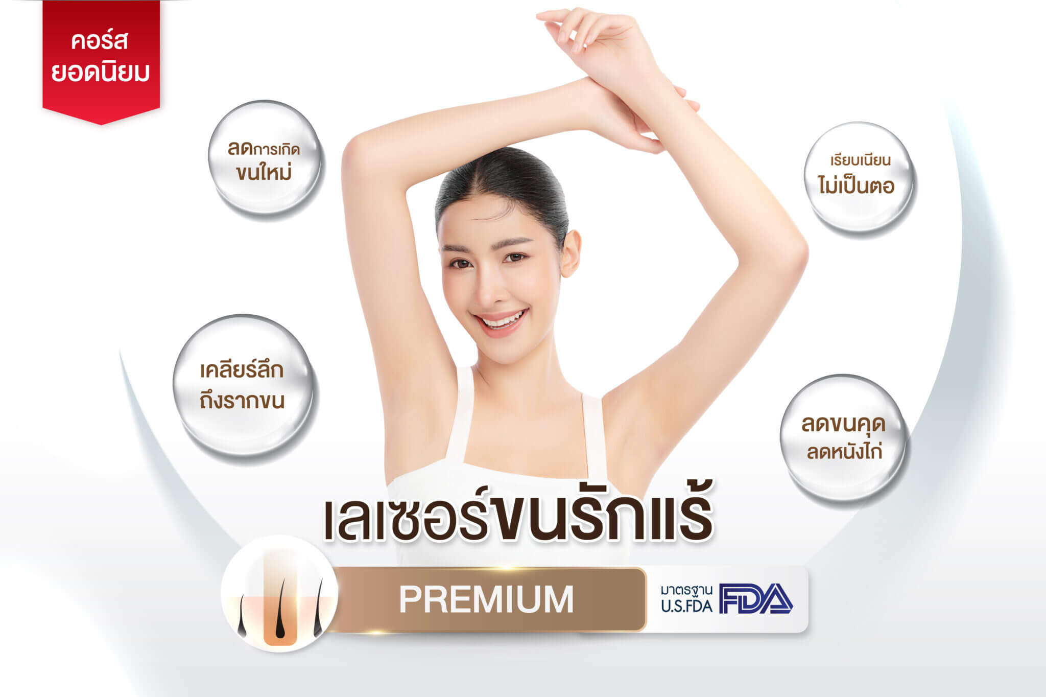 เลเซอร์กำจัดขน โคราช BL Clinic คลินิก 