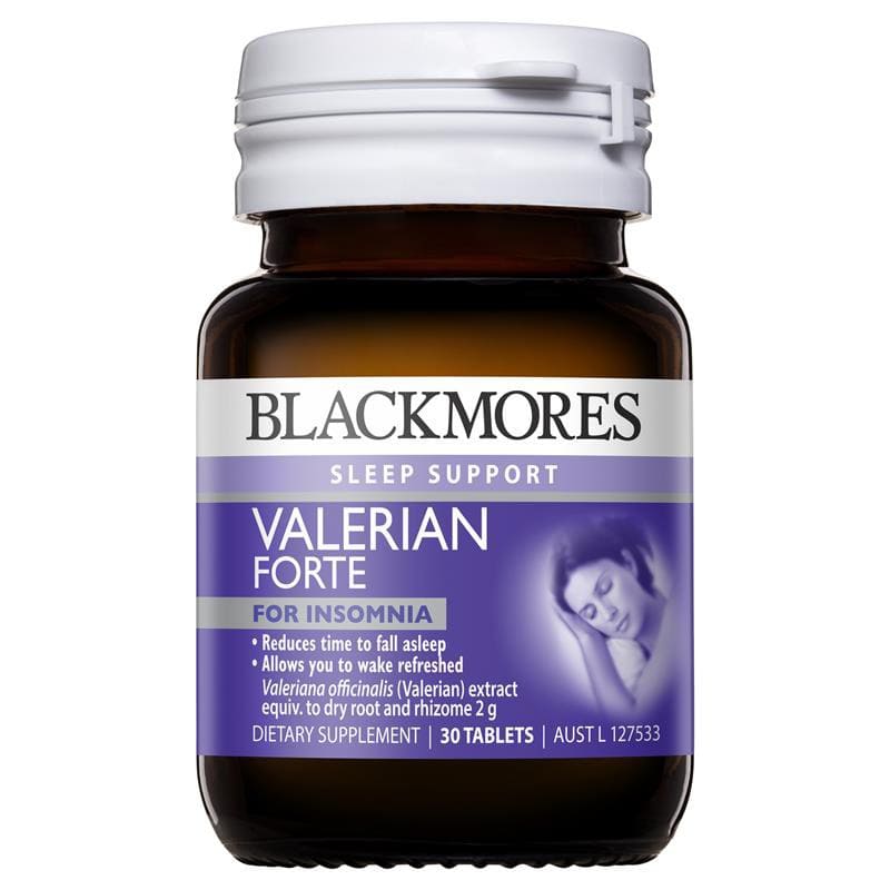 Blackmores Valerian Forte 2000mg ไอเทมช่วยนอนหลับ อาหารเสริมช่วยให้นอนหลับ