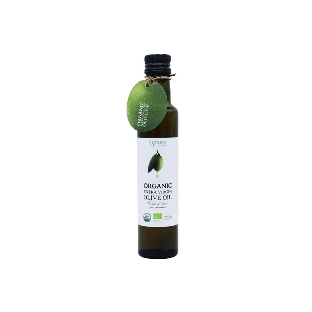 Agrilife Organic Extra Virgin Olive Oil น้ำมันมะกอก สูตรน้ำมันสายคีโตออร์แกนิค 100