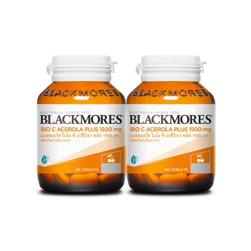 Blackmores Bio C Acerola Plus 1500 mg วิตามินบำรุงปอด อาหารเสริมสกัดจากผลไม้และสารสกัดธรรมชาติ