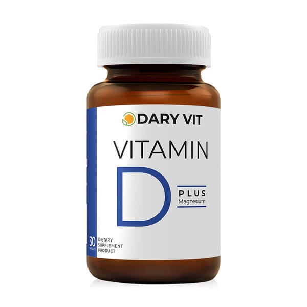 Dary Vit Vitamin D Plus Magnesium 30 Capsules วิตามินดี เหมาะสำหรับผู้ออกกำลังกายหนัก