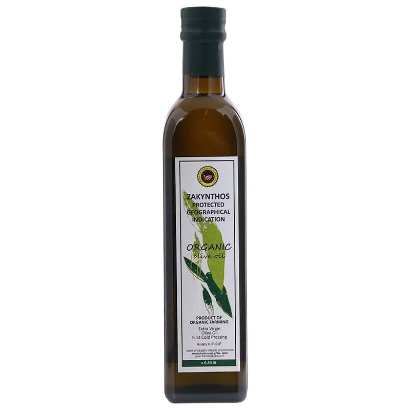 Zakynthos Organic Extra Virgin Olive Oil น้ำมันมะกอก การผลิตจากมะกอกคุณภาพดี