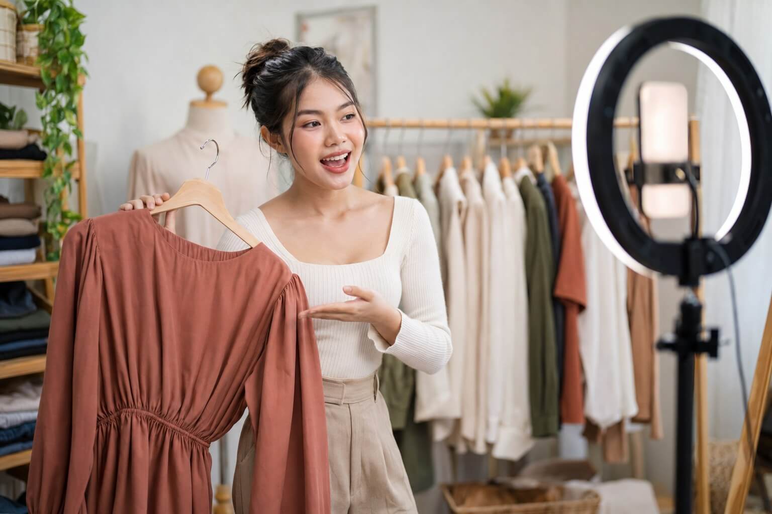 ครีเอเตอร์ถ่ายคลิปสั้นแนวตั้งสำหรับ TikTok